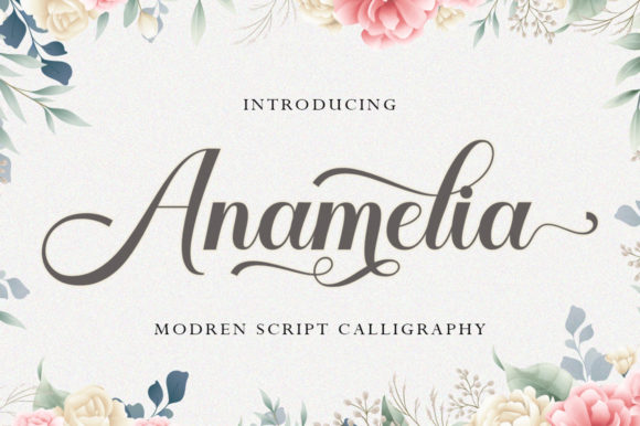 Anamelia Script Font for Web Design