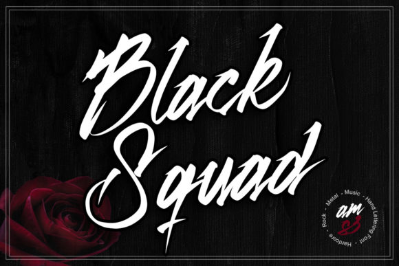 Black Squad: A Bold Script Font for Modern Design
