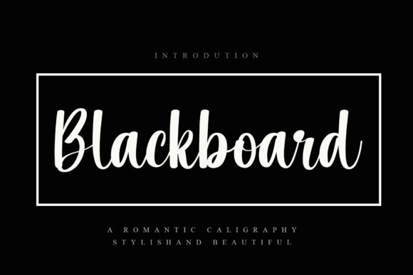 Blackboard Font for Eye-Catching Brand Content