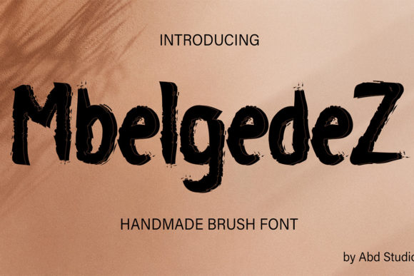 Enhance Your Brand with the MbelgedeZ Font