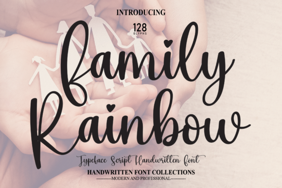 Family Rainbow: A Delicate Font for Digital Branding