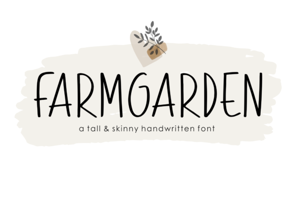 Farmgarden: A Handwritten Font for Editorial Elegance