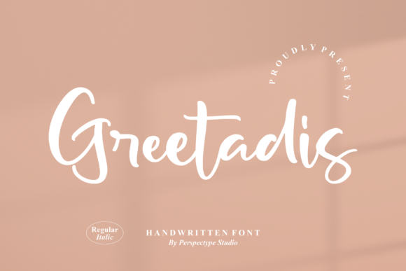 Greetadis: A Handwritten Font for Editorial Design