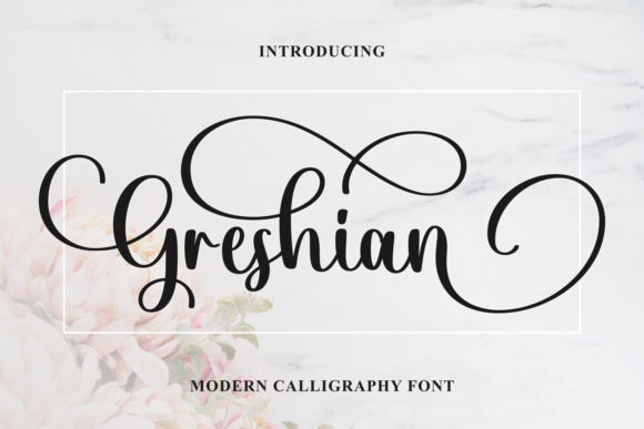 Greshian: A Curly Handwritten Font for Editorial Design