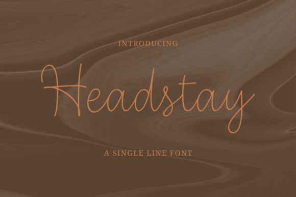 Headstay: A Refined Script Font for Modern Campaigns