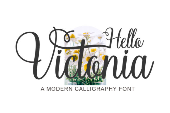 Hello Victonia: A Chic Script Font for Modern Branding