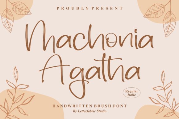 Machonia Agatha: A Script Font for Modern Branding
