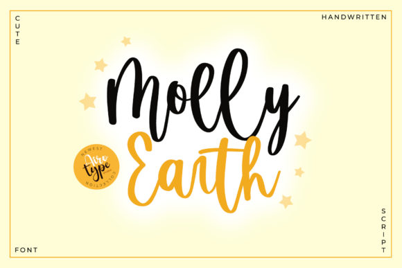 Molly Earth Script Font for Editorial Design