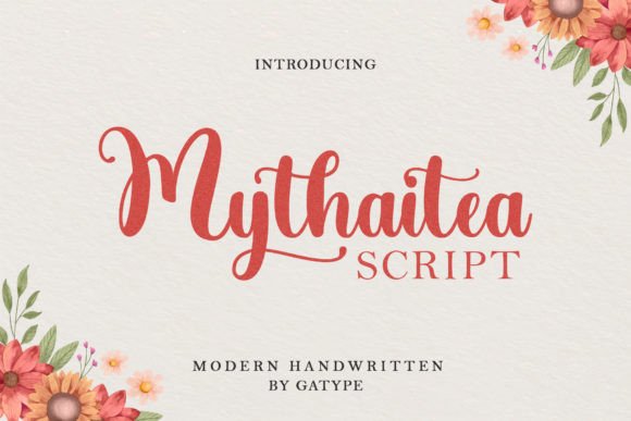 Mythaitea Script: A Modern Smooth Font for Creative Branding