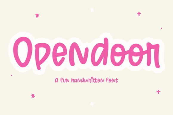 Opendoor Font for Web Design and Branding