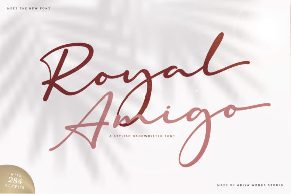 Royal Amigo: A Stylish Script Font for Stronger Campaigns