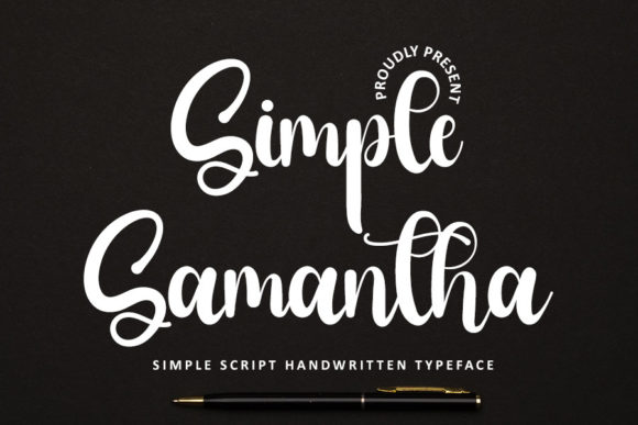 Simple Samantha: A Handwritten Font for Web Design