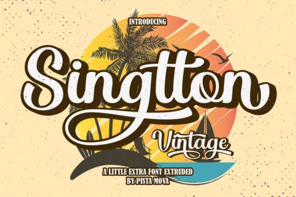 Singtton Vintage: A Playful Font for Modern Web Design