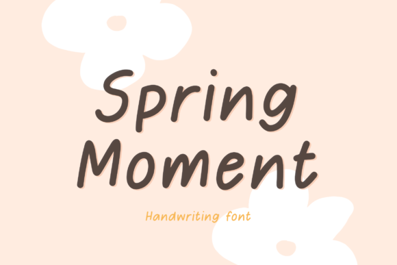 Spring Moment: A Handwritten Font That Breathes Life into Digital Designs