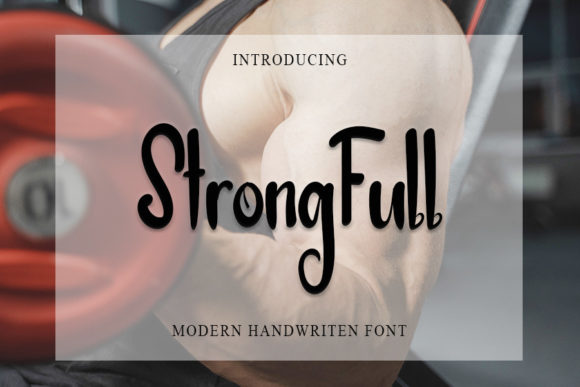 Strong Full Font for Modern Marketing Designs