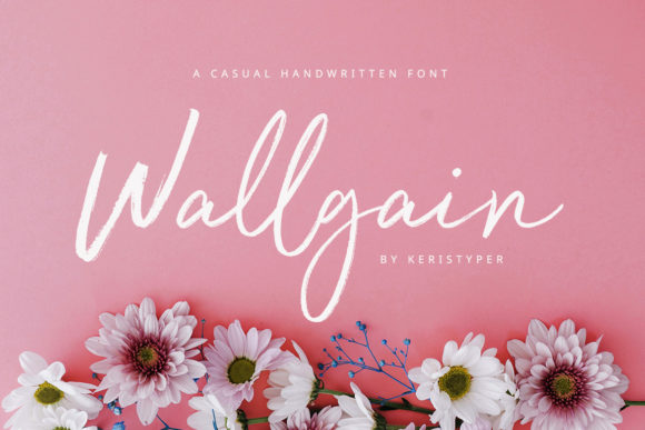 Wallgain: A Handwritten Font for Modern Web Design