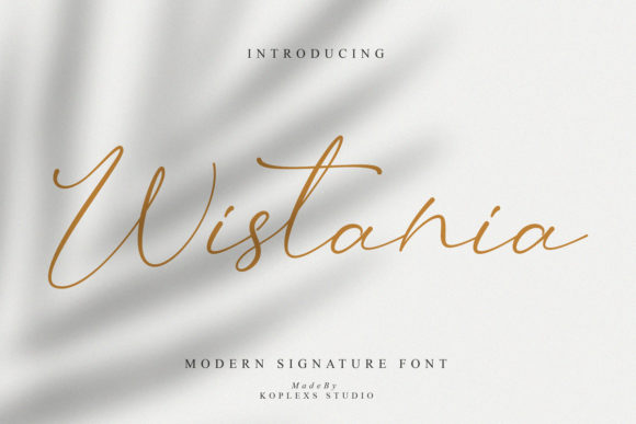 Wistania: A Font That Elevates Branding with Heart